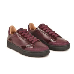 Pataugas BASALT/SV F4H BORDEAUX -Pataugas Boutique 628220 BASKET FEMME BASALT SV F4H BORDEAUX 4