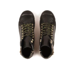 Pataugas BANJOU LATSA/MIX F4H NOIR/DORÉ -Pataugas Boutique 628259 946 BASKET HAUTE FEMME LATSA MIX F4H NOIR DORE 6