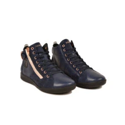 Pataugas PALME/MIX F4H MARINE/ROSE -Pataugas Boutique 628270 922 BASKET FEMME PALME MIX F4H MARINE ROSE 4