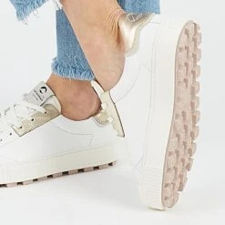 Pataugas ARAN/M F2H BLANC/DORÉ 2 Pataugas ARAN/M F2H BLANC/DORÉ -Pataugas Boutique ARANMF2HBLANCDORE2