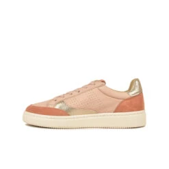 Pataugas BASALTE/SNME F2H BEIGE ROSÉ/DORÉ -Pataugas Boutique BASKET FEMME BASALT F2H NUDE DORE 3