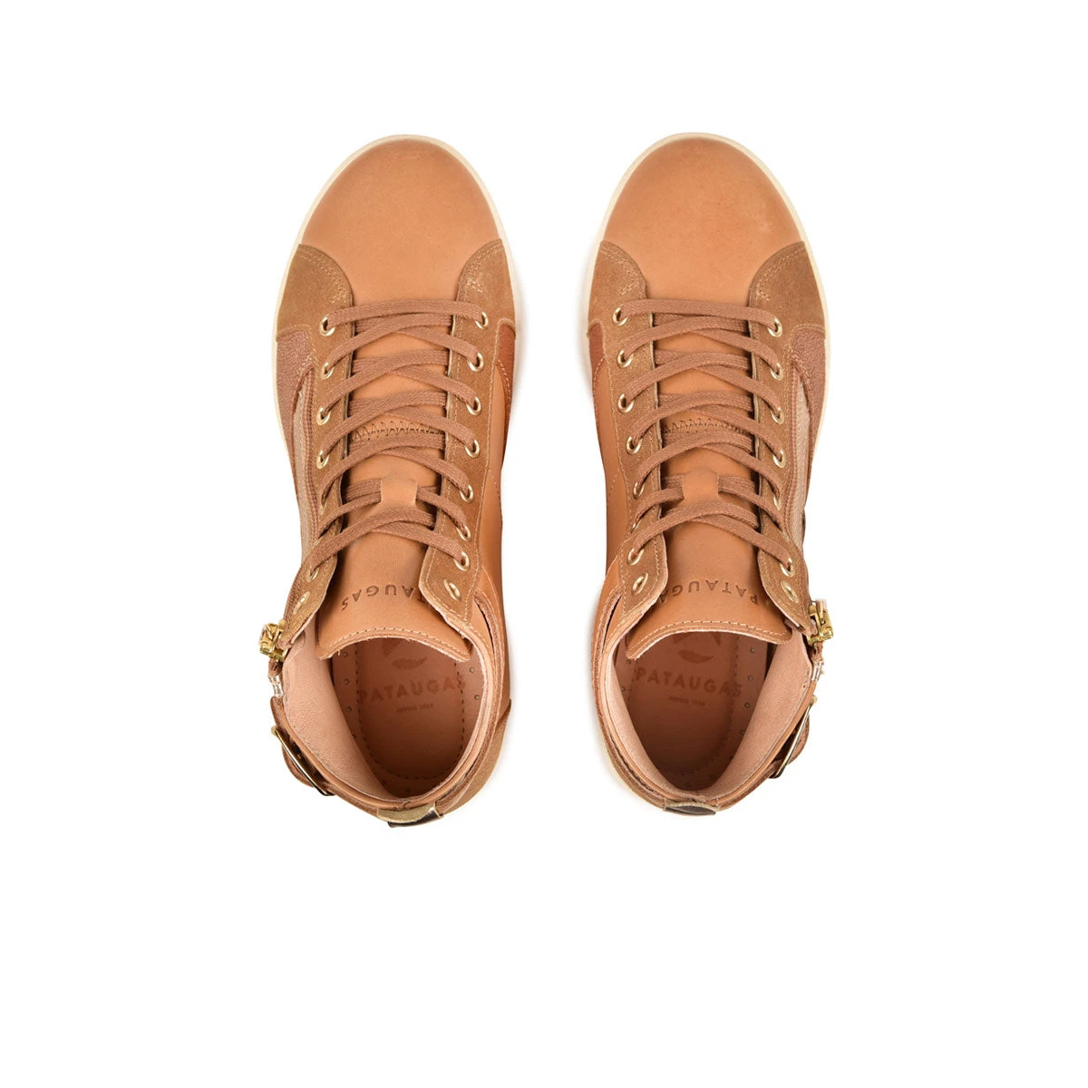 PALME/MIX F4H CAMEL Pataugas PALME/MIX F4H CAMEL -Pataugas Boutique BASKET FEMME PALME L MIX F2I TAUPE 628403 154 6