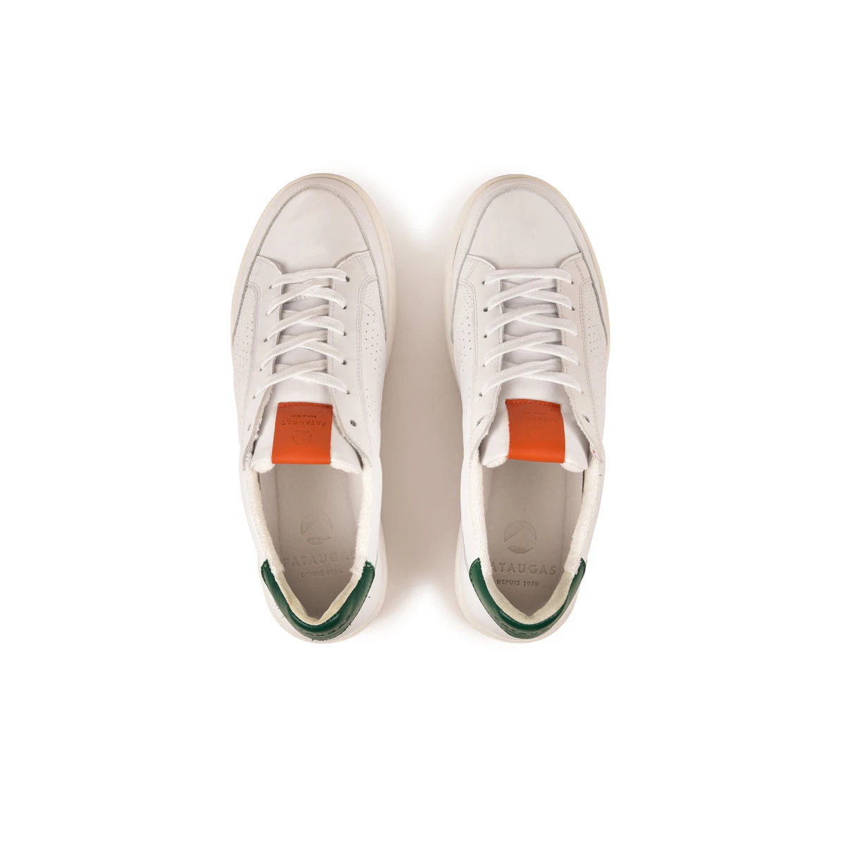 BASALTE/N H2H BLANC/VERT Pataugas BASALTE/N H2H BLANC/VERT -Pataugas Boutique BASKET HOMME BASALT N H2H BLANC VERT 6