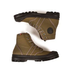 Pataugas AUTHENTIQUE/W MADE IN FRANCE F4G KAKI -Pataugas Boutique BOOTS FEMME AUTHENTIQUE KAKI 6