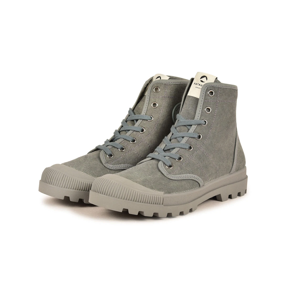 AUTHENTIQUE M/TDLV F2I VERT DE GRIS Pataugas AUTHENTIQUE M/TDLV F2I VERT DE GRIS -Pataugas Boutique BOOTS FEMME OG M TDLV F2I VERT DE GRIS 628337 305 5