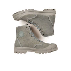 Pataugas AUTHENTIQUE M/TDLV F2I VERT DE GRIS 4 Pataugas AUTHENTIQUE M/TDLV F2I VERT DE GRIS -Pataugas Boutique BOOTS FEMME OG M TDLV F2I VERT DE GRIS 628337 305 6