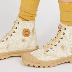 Pataugas AUTHENTIQUE M/TOPO F2I BEIGE -Pataugas Boutique BOOTS FEMME OG M TOPO F2I BEIGE 628340 150 Porte 2