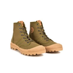 Pataugas AUTHENTIQUE/T F4G VERT MILITAIRE -Pataugas Boutique BOOTS FEMME ORIGINALE T F4G VERT MILITAIRE 4