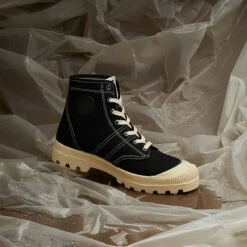 Pataugas AUTHENTIQUE/T F4G NOIR/MARFIL -Pataugas Boutique F Authentique T Noir Marfil