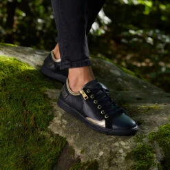 Pataugas JESTER/MIX F4H NOIR/DORÉ 2 Pataugas JESTER/MIX F4H NOIR/DORÉ -Pataugas Boutique F Jester MIX Noir Dore