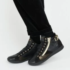 Produits populaires -Pataugas Boutique PALME 628270946 NOIR DORE