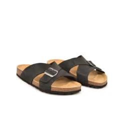 Pataugas LUDO/MIX H2I NOIR -Pataugas Boutique SANDALE HOMME LUDO MIX H2I NOIR 628533 850 4