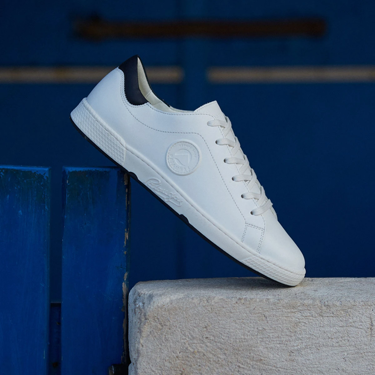 JAYO H2G BLANC/MARINE Pataugas JAYO H2G BLANC/MARINE -Pataugas Boutique jayo homme blanc marine